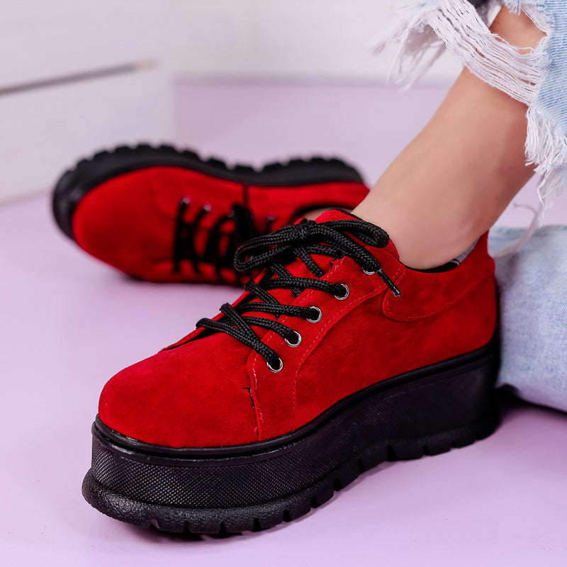 Pantofi casual Felina - Red