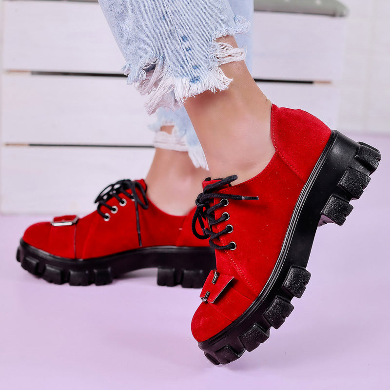 Pantofi casual Azaliya - Red