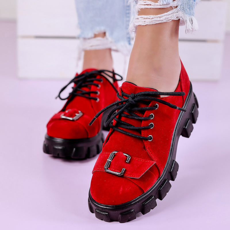 Pantofi casual Azaliya - Red