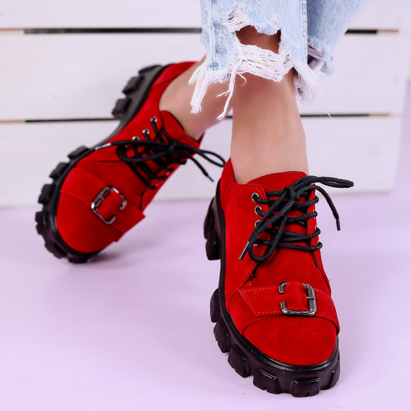 Pantofi casual Azaliya - Red