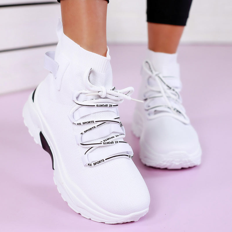 Pantofi sport Santra - White