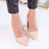 Pantofi cu toc Claudia - Beige