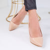 Pantofi cu toc Claudia - Beige