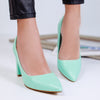 Pantofi dama cu toc Serenity - Green