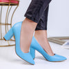 Pantofi dama cu toc Serenity - Blue