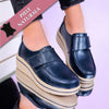 Pantofi dama cu platforma Olia - Navy
