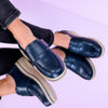 Pantofi dama cu platforma Olia - Navy