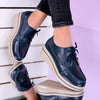 Pantofi dama cu platforma Oksana - Navy