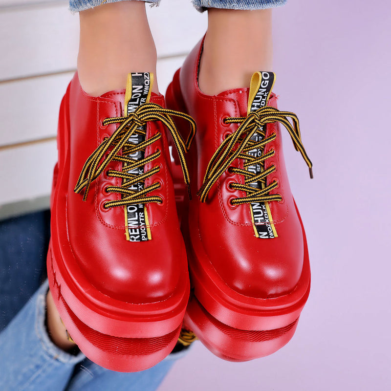 Pantofi casual Debs - Red