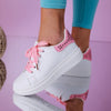 Pantofi sport Salena - White/Pink