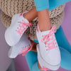 Pantofi sport Salena - White/Pink