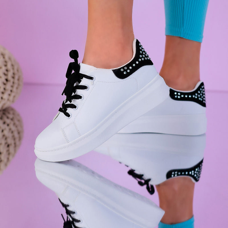 Pantofi sport Salena - White/Black