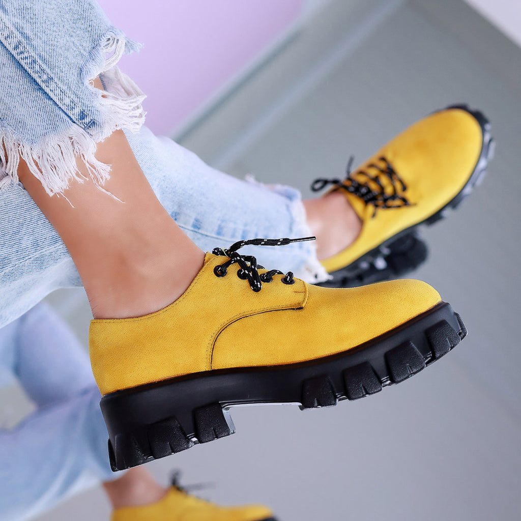 Pantofi casual Fara - Yellow