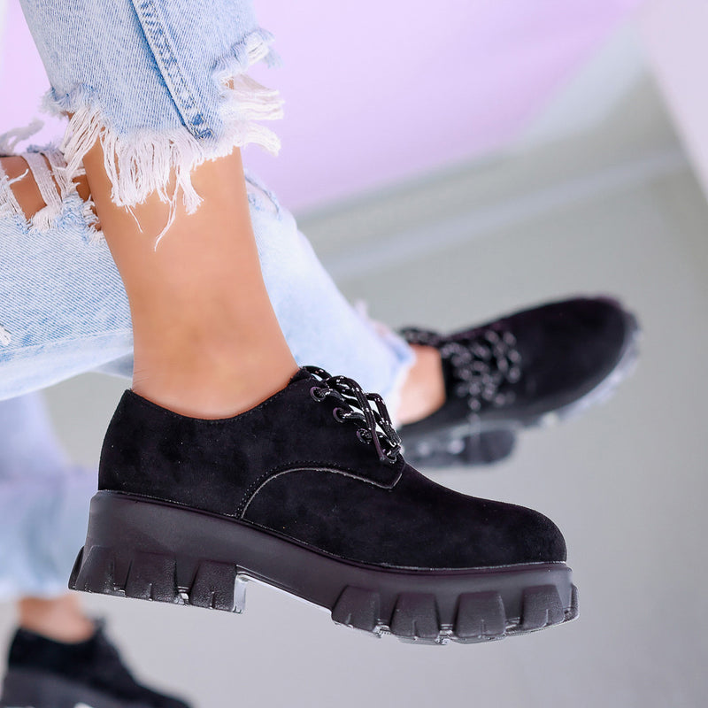 Pantofi casual Fara - Black