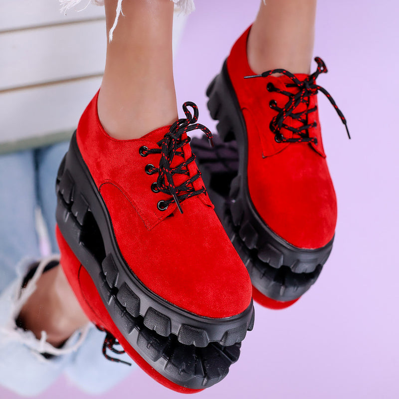 Pantofi casual Fara - Red