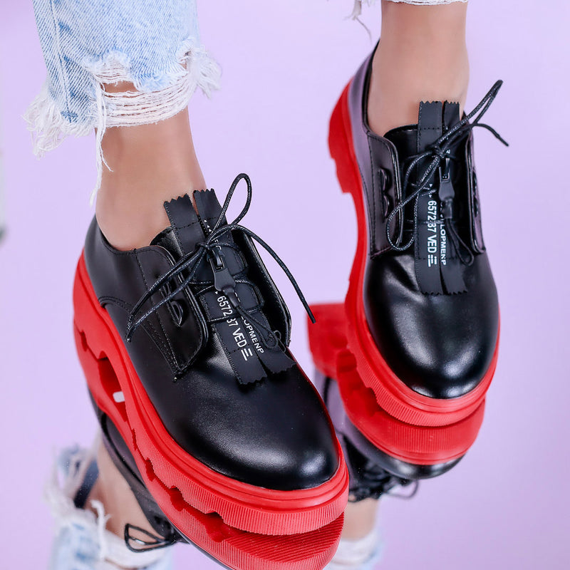 Pantofi casual Samantha - Red