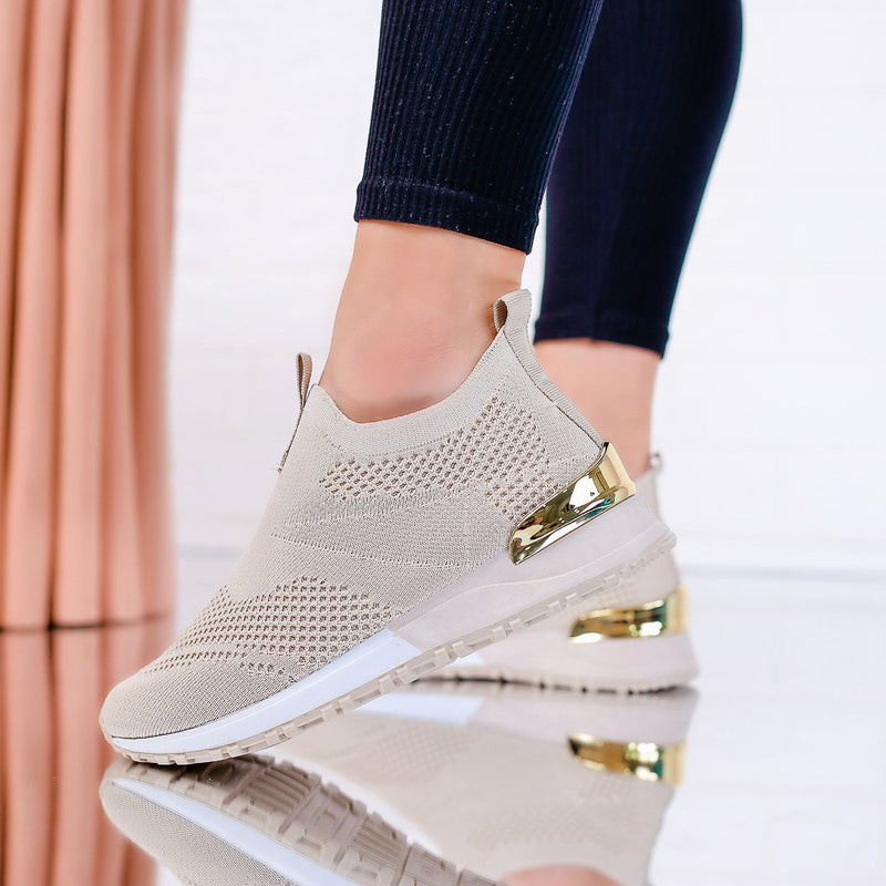 Pantofi sport Mariya - Beige