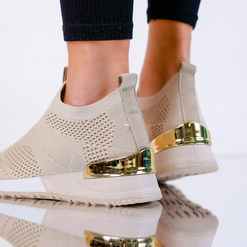 Pantofi sport Mariya - Beige
