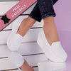 Pantofi cu platforma Aurelia - White
