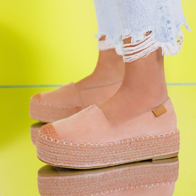 Espadrile dama Zilana - Pink