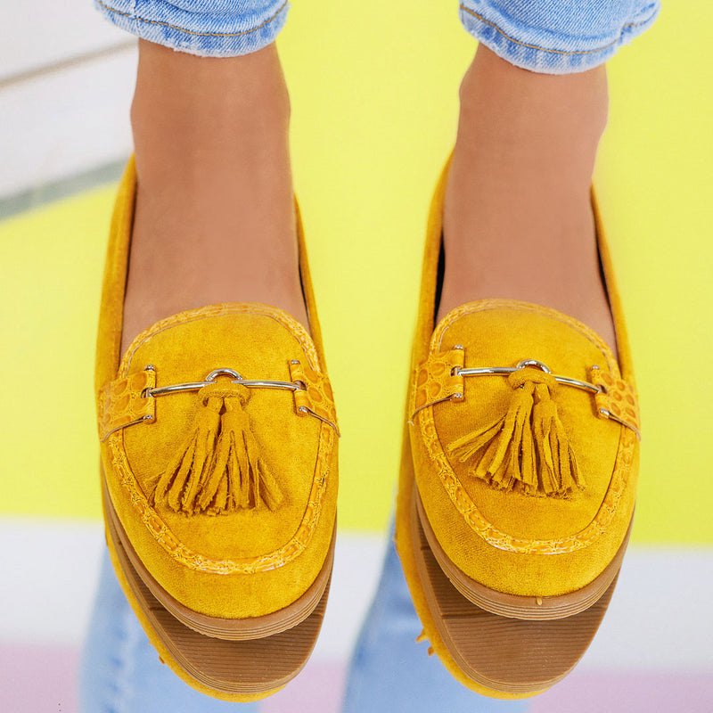 Pantofi dama Zelina - Yellow