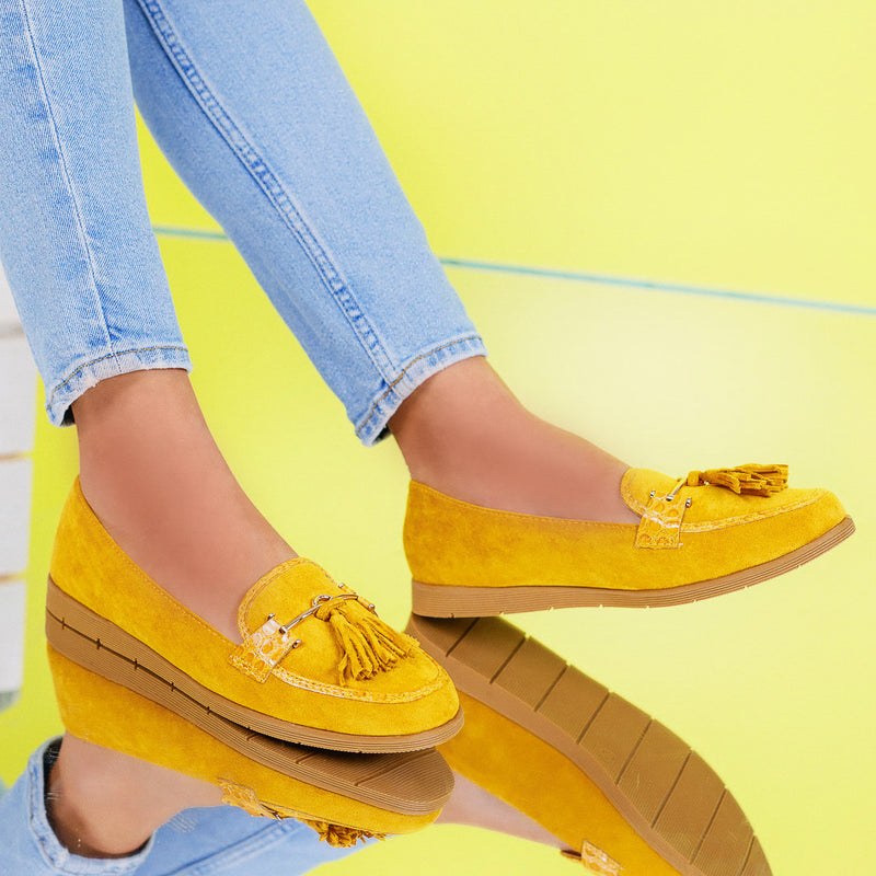 Pantofi dama Zelina - Yellow