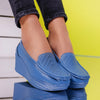 Pantofi cu platforma Aurelia - Blue