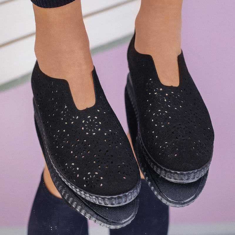 Pantofi casual Clavdia - Black