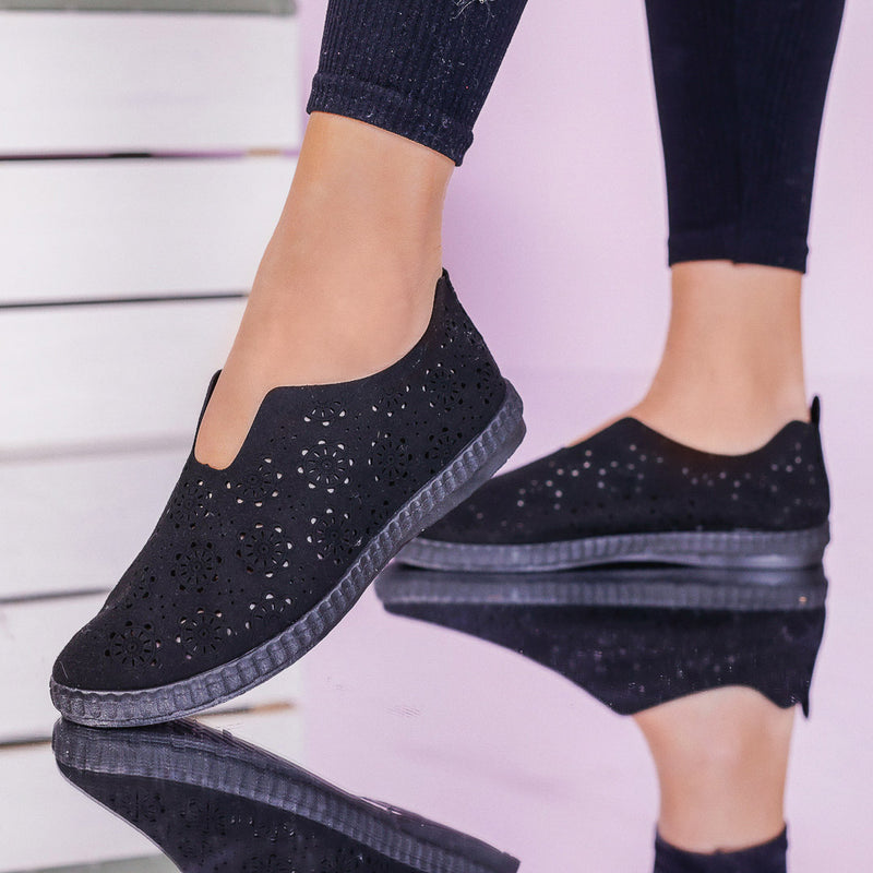 Pantofi casual Clavdia - Black