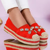 Espadrile dama Karlina - Red