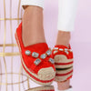 Espadrile dama Karlina - Red