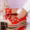 Espadrile dama Karlina - Red