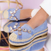 Espadrile dama Karlina - Blue