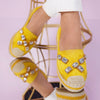 Espadrile dama Karlina - Yellow