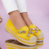 Espadrile dama Karlina - Yellow