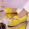 Espadrile dama Karlina - Yellow