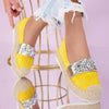 Espadrile dama Monika - Yellow