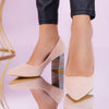 Pantofi cu toc Angelique - Pink