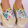 Espadrile dama cu platforma Francy - Yellow