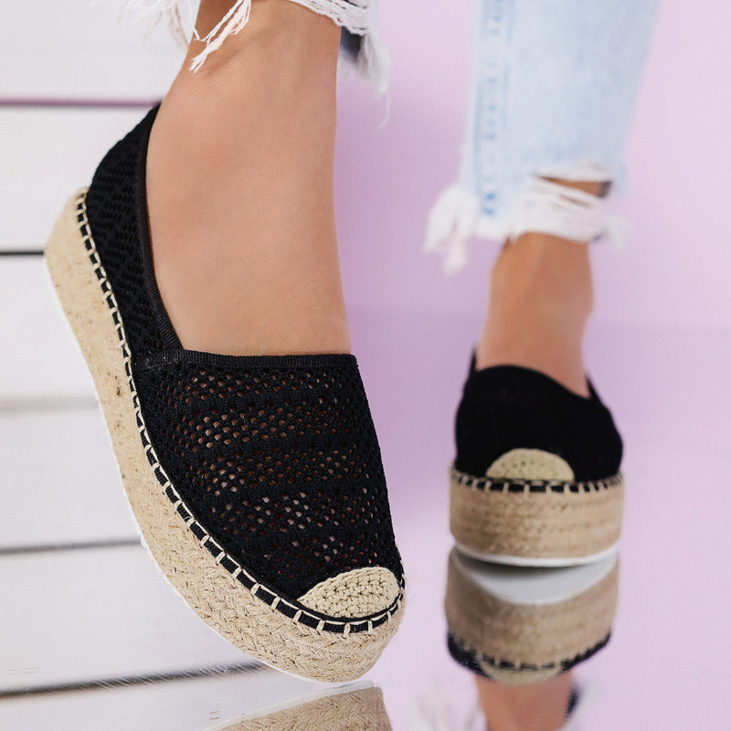 Espadrile dama Alexandra - Black