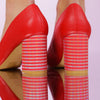 Pantofi dama cu toc Mirian - Red