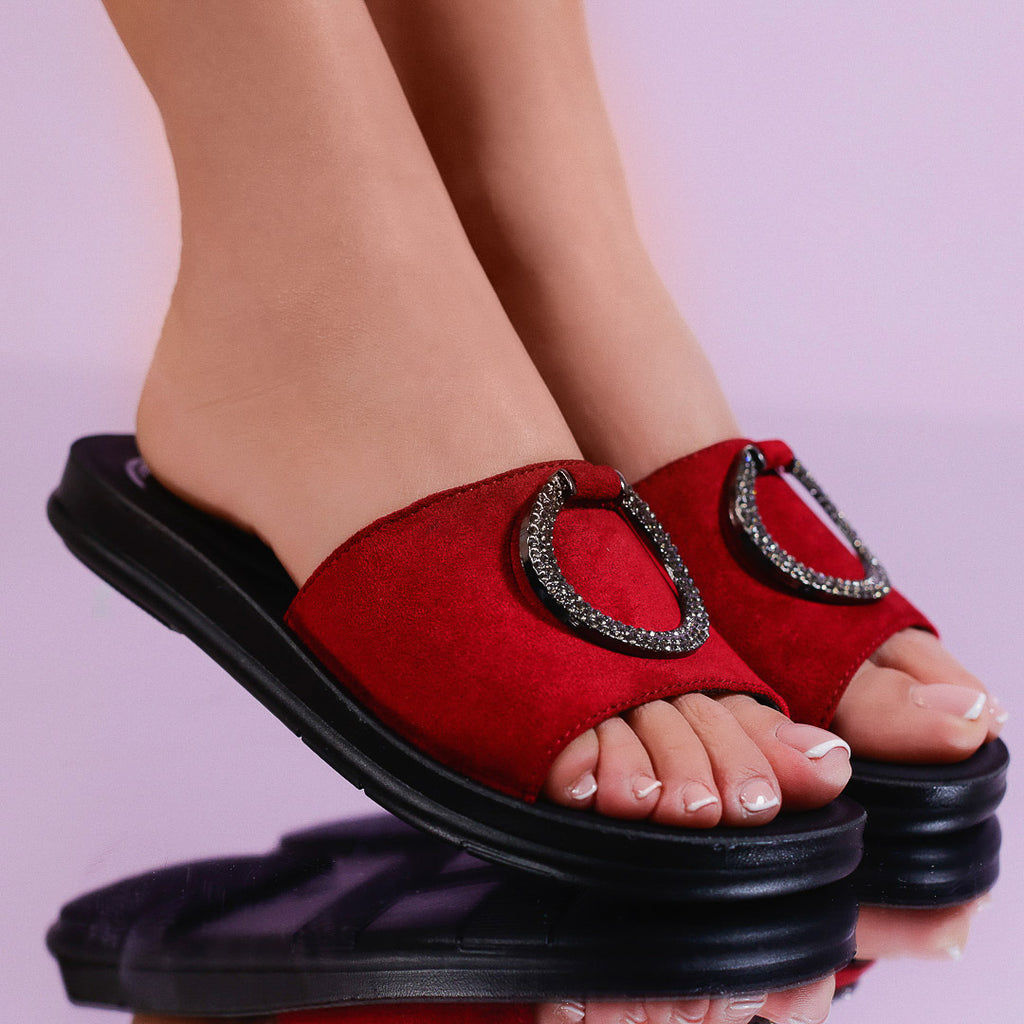 Papuci dama Karmina - Red