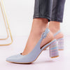 Pantofi dama cu toc Milana - Blue