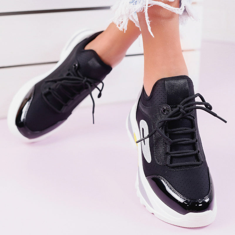 Pantofi sport Corrine - Black/White