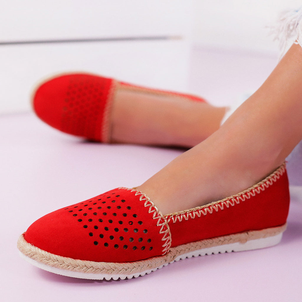 Espadrile dama Gabina - Red