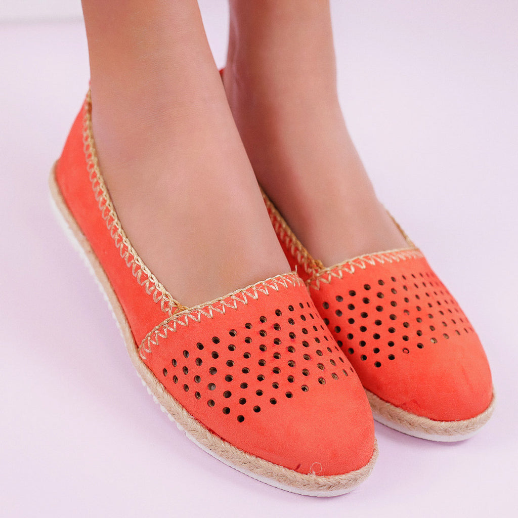 Espadrile dama Gabina - Coral