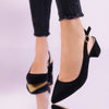 Pantofi dama cu toc Aluna - Black