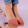 Pantofi dama cu toc Boyana - Pink