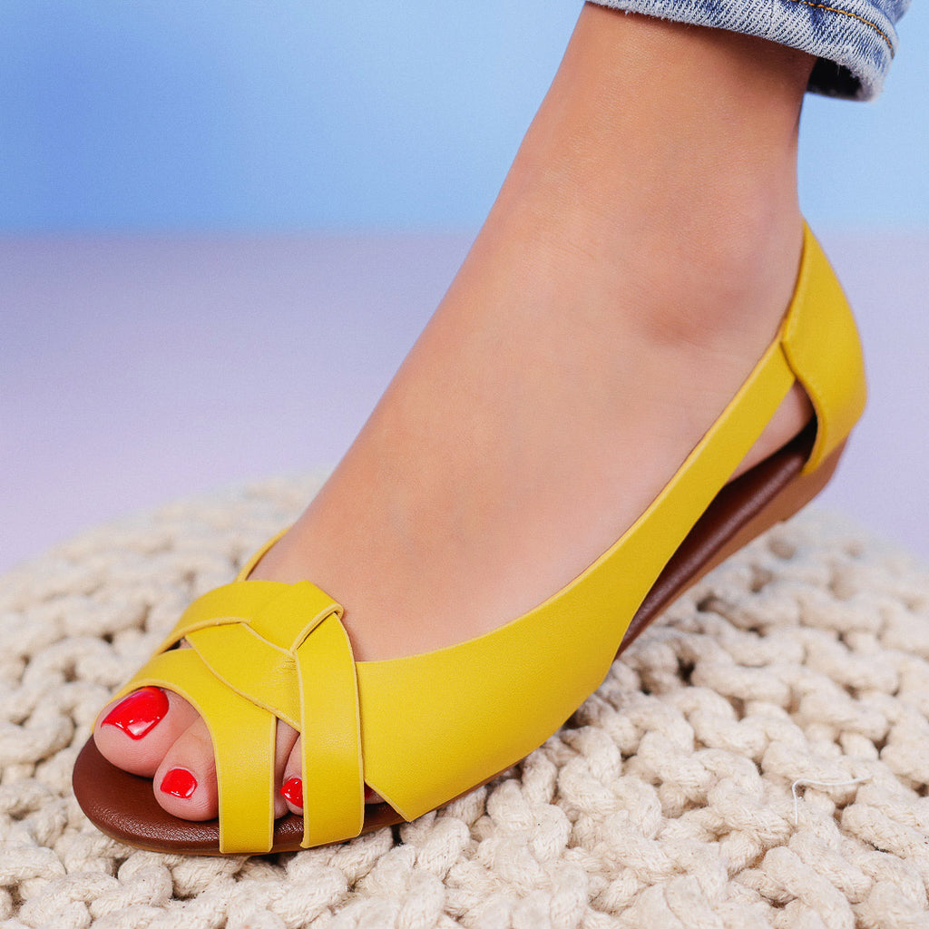 Sandale dama Vallena - Yellow