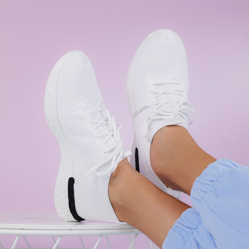 Pantofi sport Lesa - White